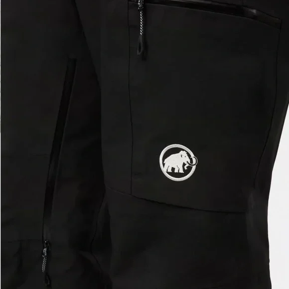 Mammut Mtn. Pro 2.0 3L GORE-TEX Pro HS Pants - Men’s Black - Picture 3 of 9
